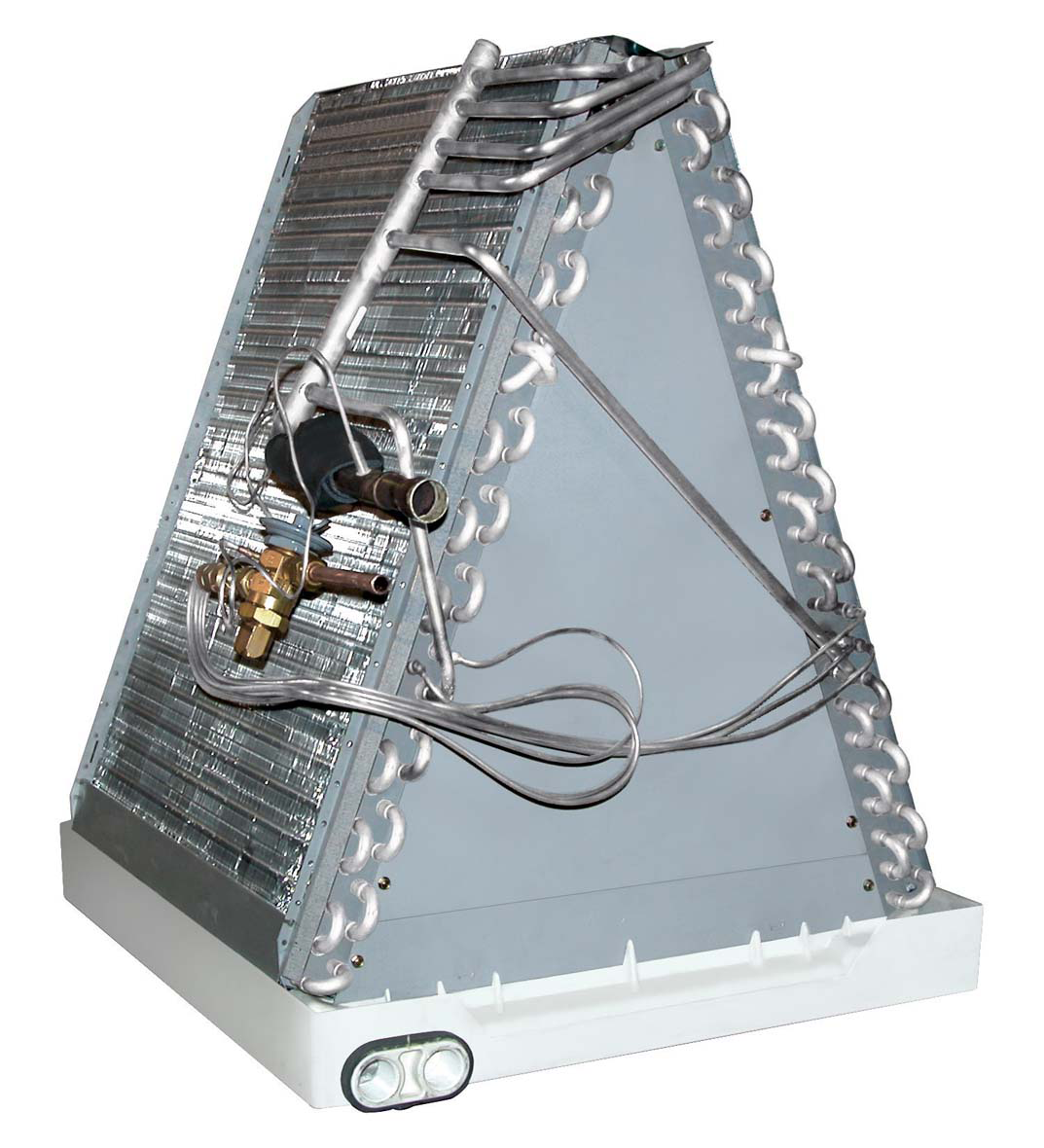 uncased vertical a shaped evaporator coil CAPVU